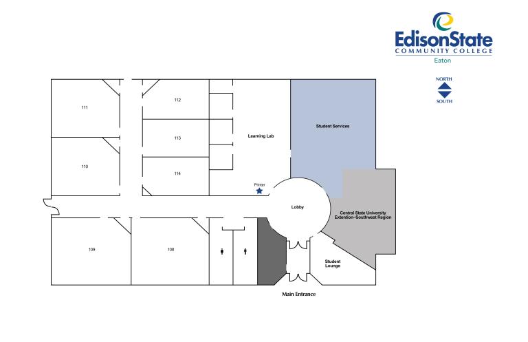 Eaton Room Locator Map