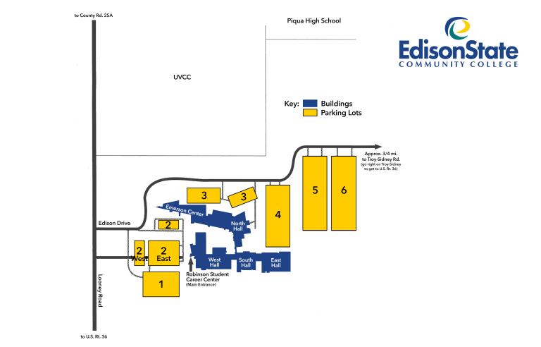 Piqua Parking Map