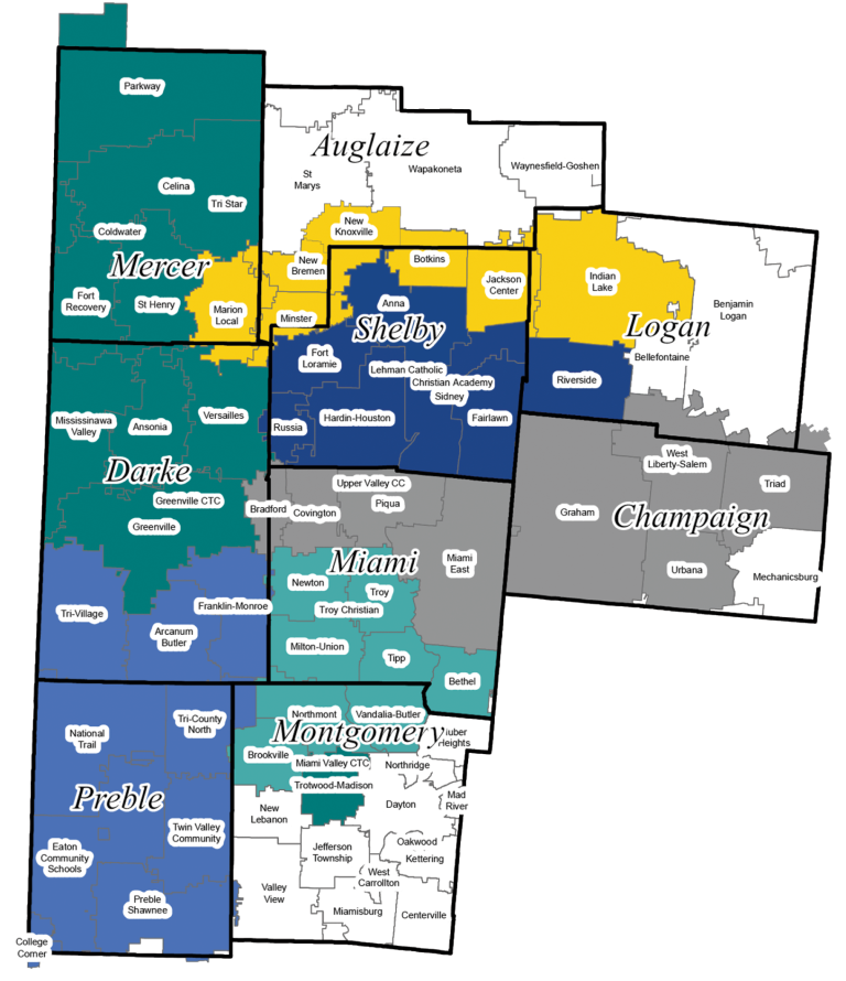 CCP Enrollment Territory Map