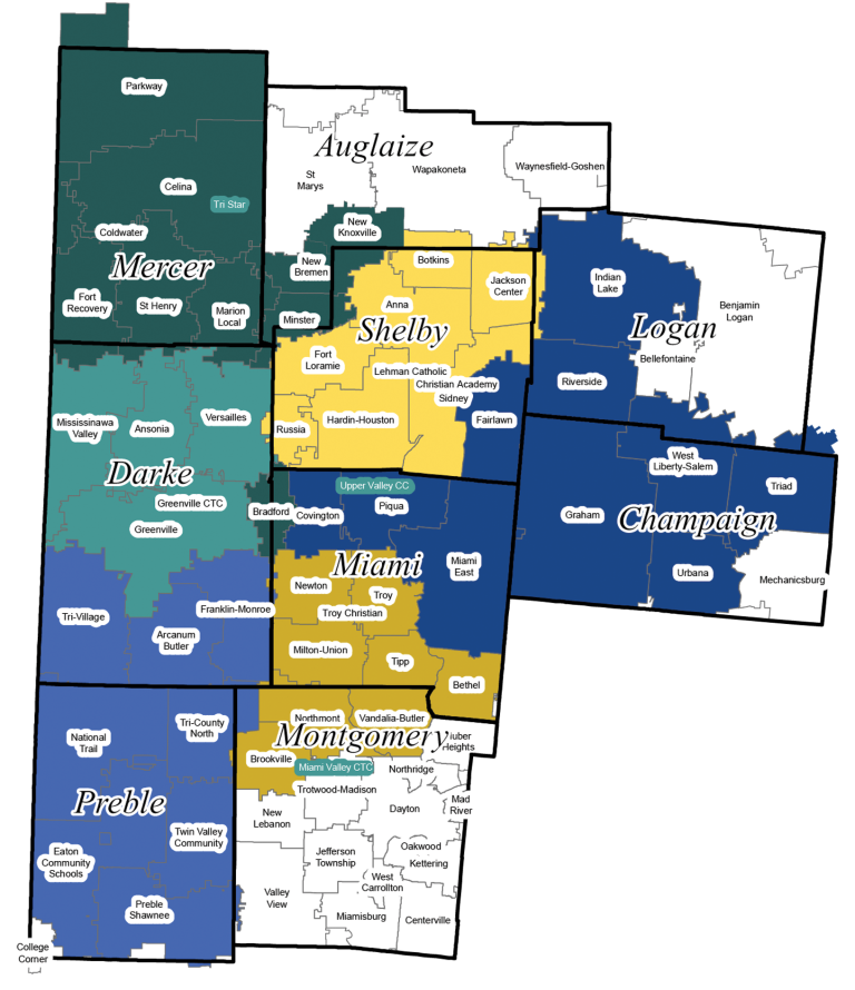 CCP Enrollment Territory Map