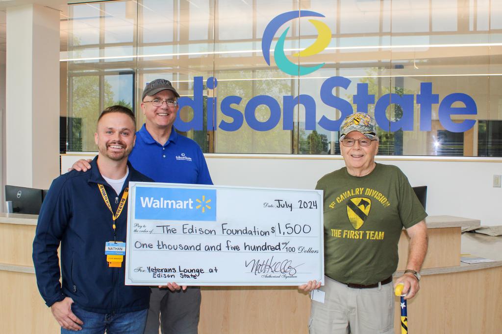 Edison State Receives Walmart Grant for Veterans' Lounge | Edison 